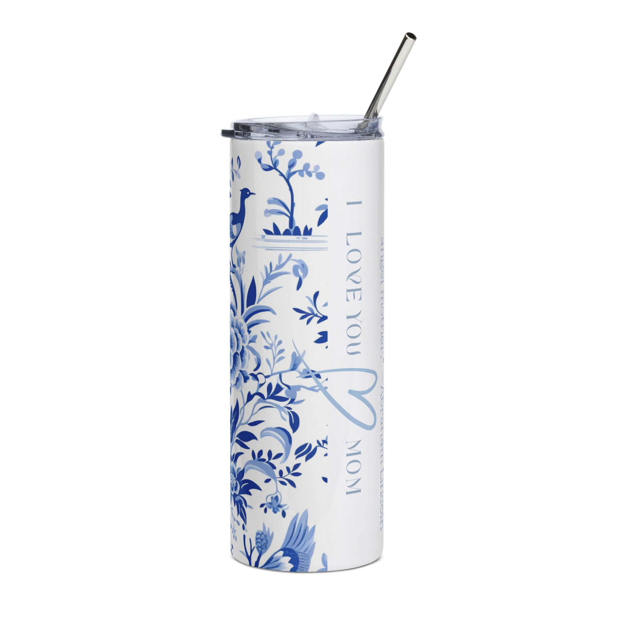 Tumbler for Mom - Blue Chinoiserie