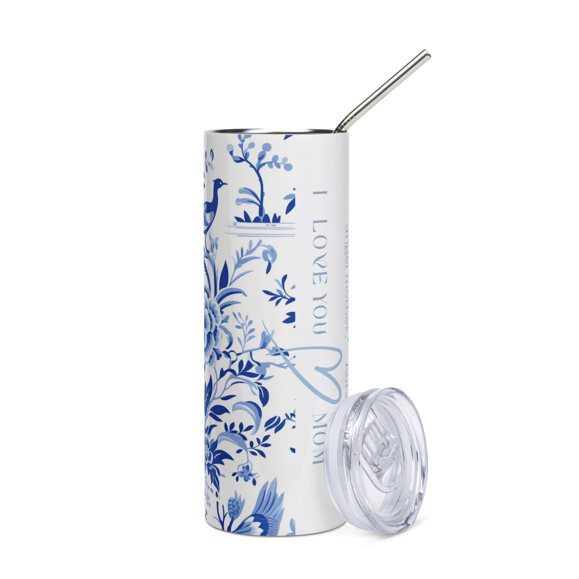 Tumbler for Mom - Blue Chinoiserie