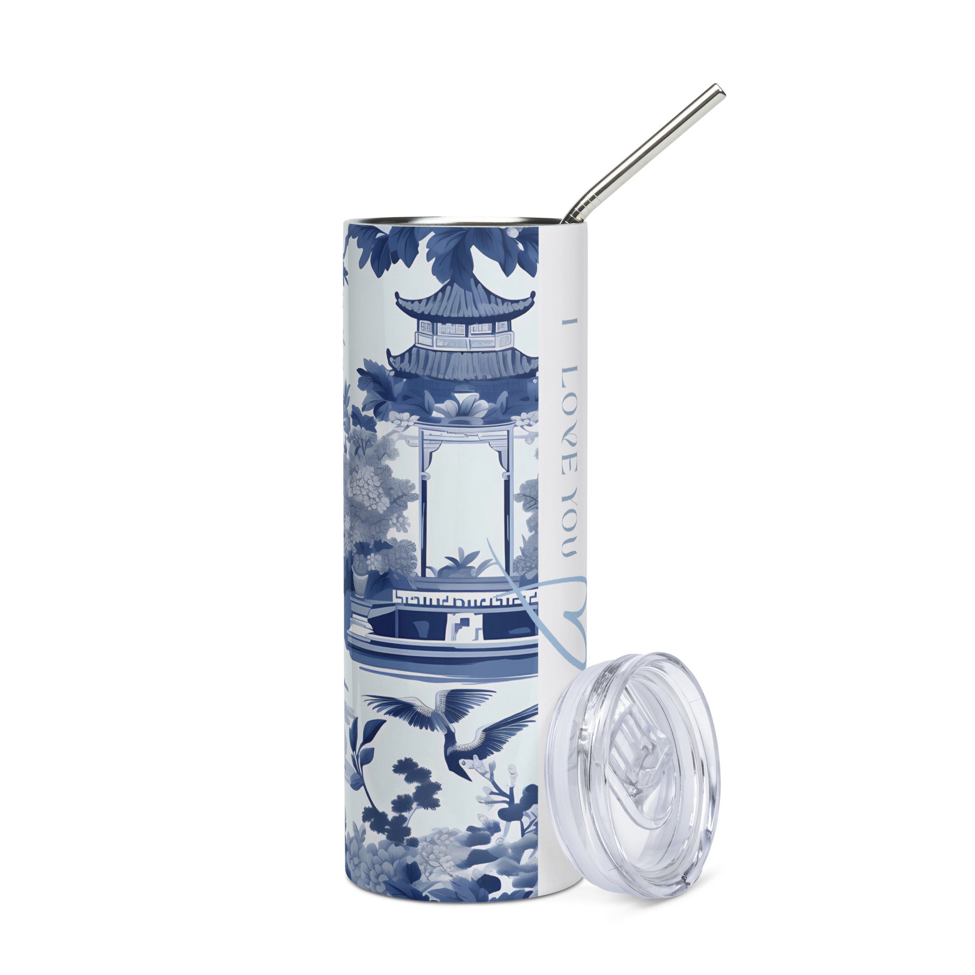 Tumbler for Mom - Blue Chinoiserie