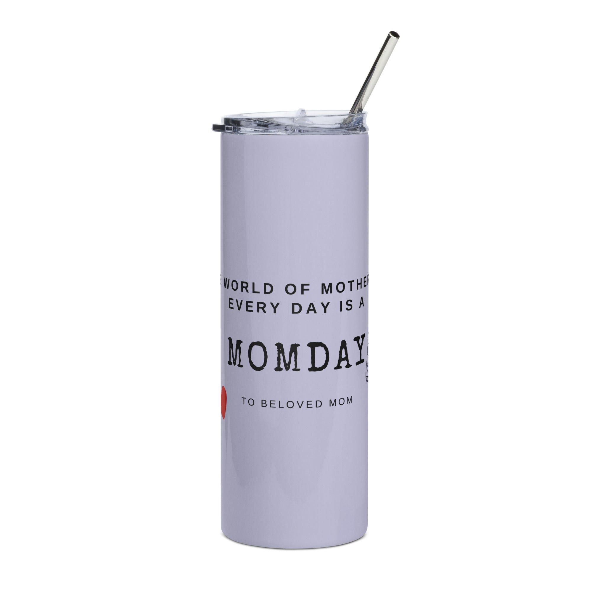 Gobelet 20 Oz Fête Des Mères Gigi - Tasse Isotherme Inox Avec Paille Et Couvercle