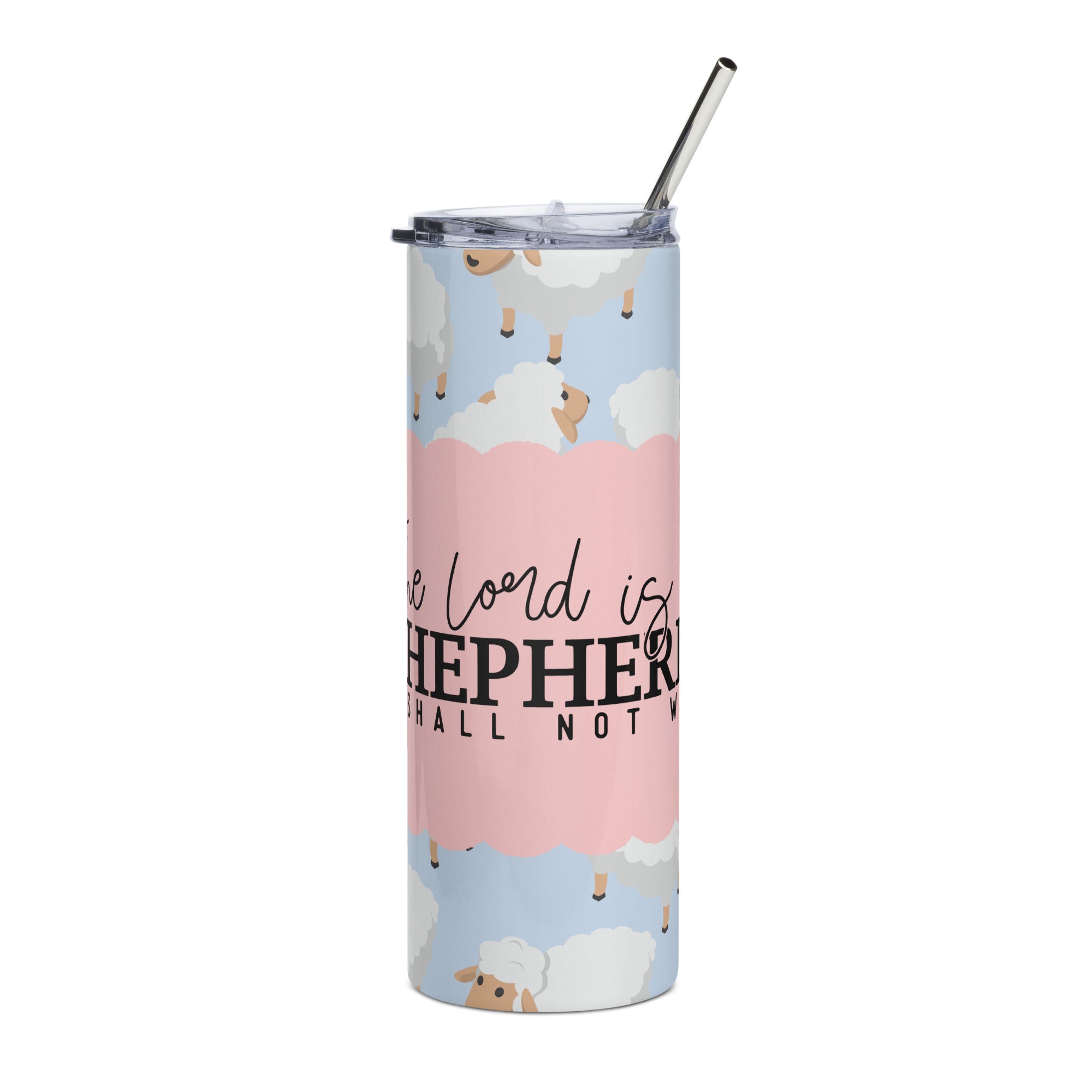 Christian Faith Tumbler - God Is My Shepherd