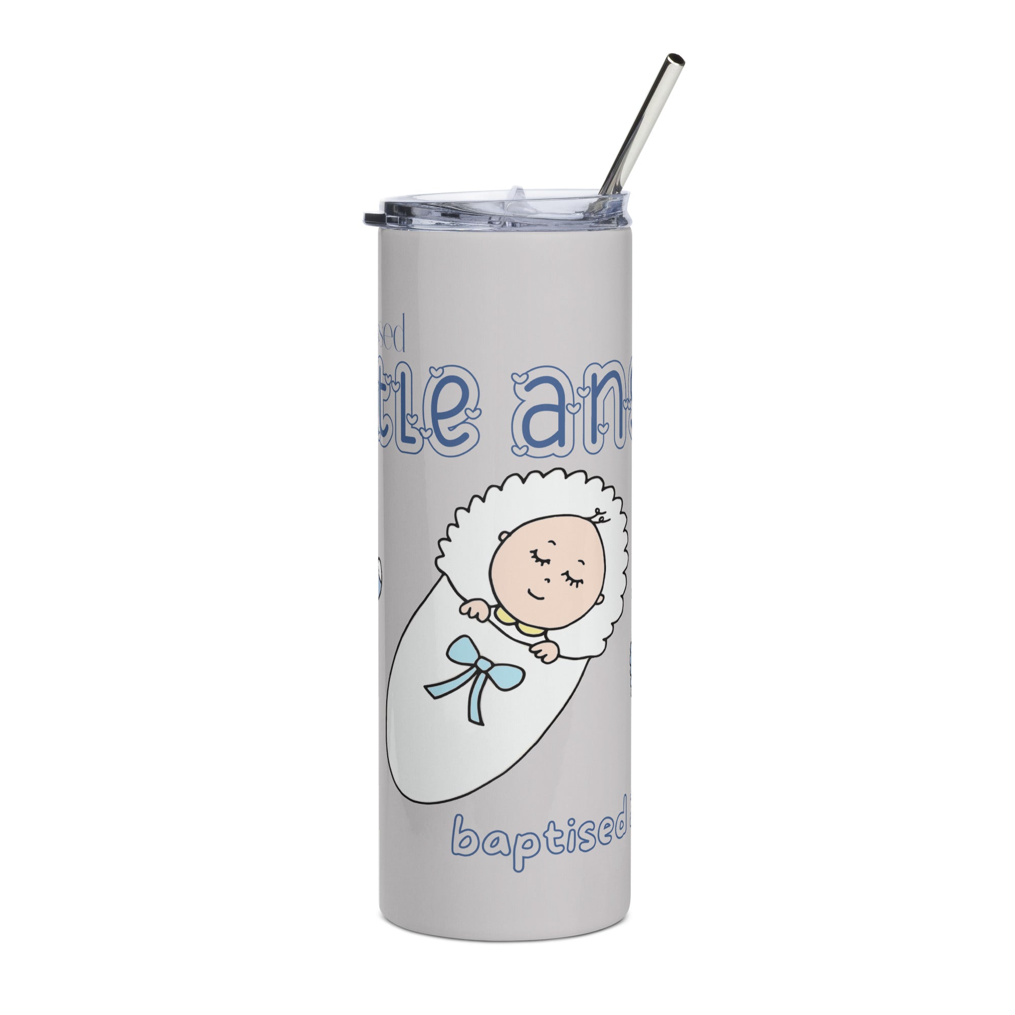 Christian Faith Tumbler - Boy Christening