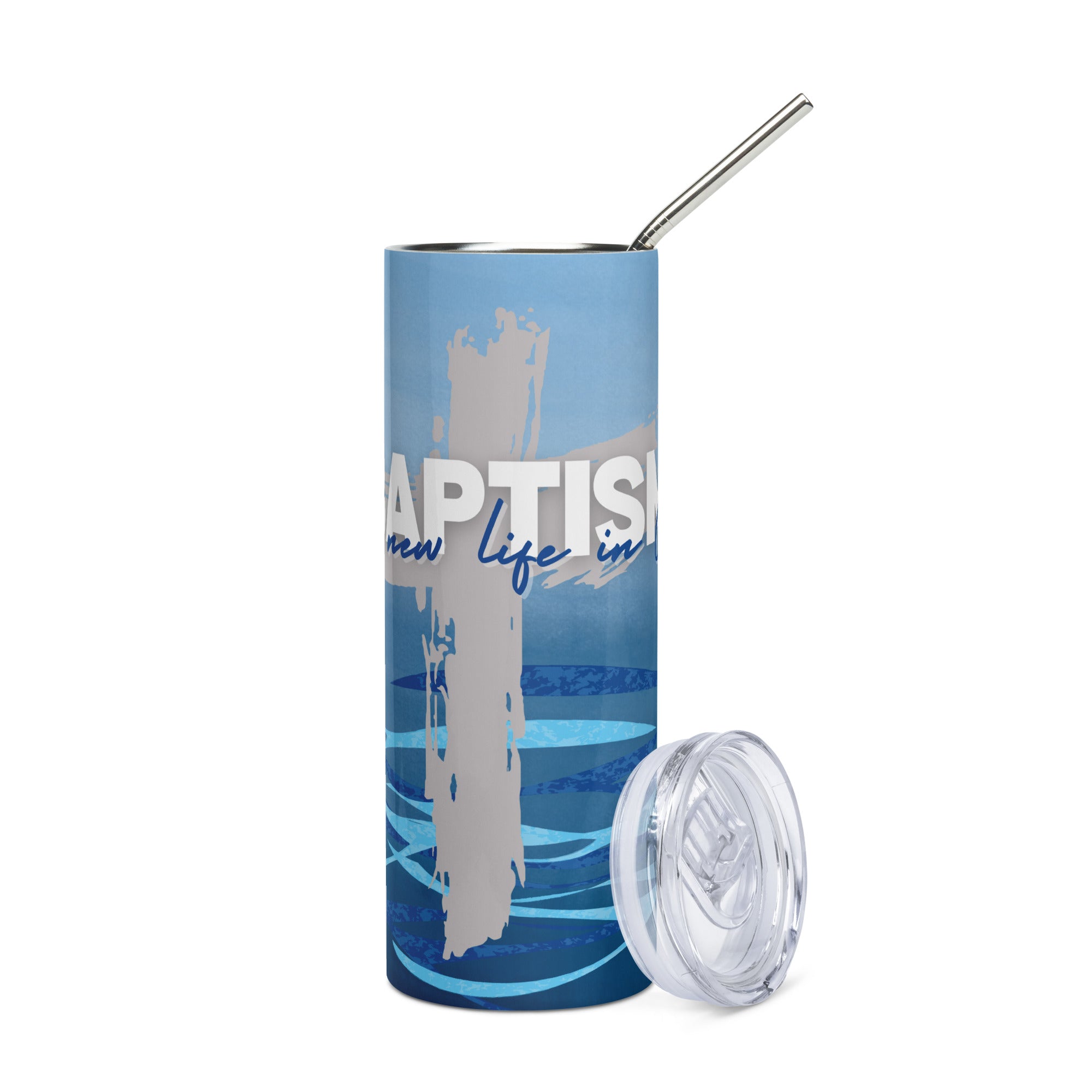 Christian Faith Tumbler - Baptism