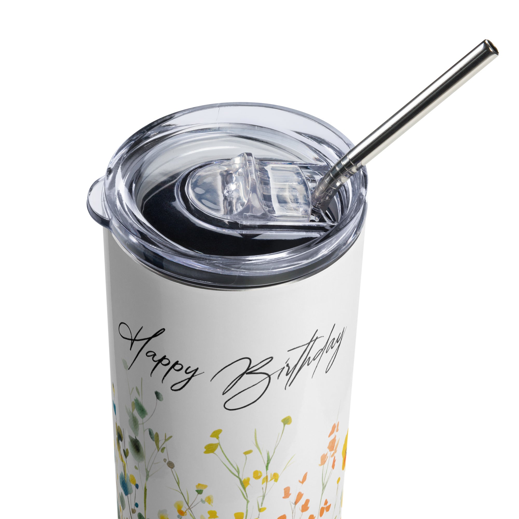 Wild Flower Birthday Tumbler