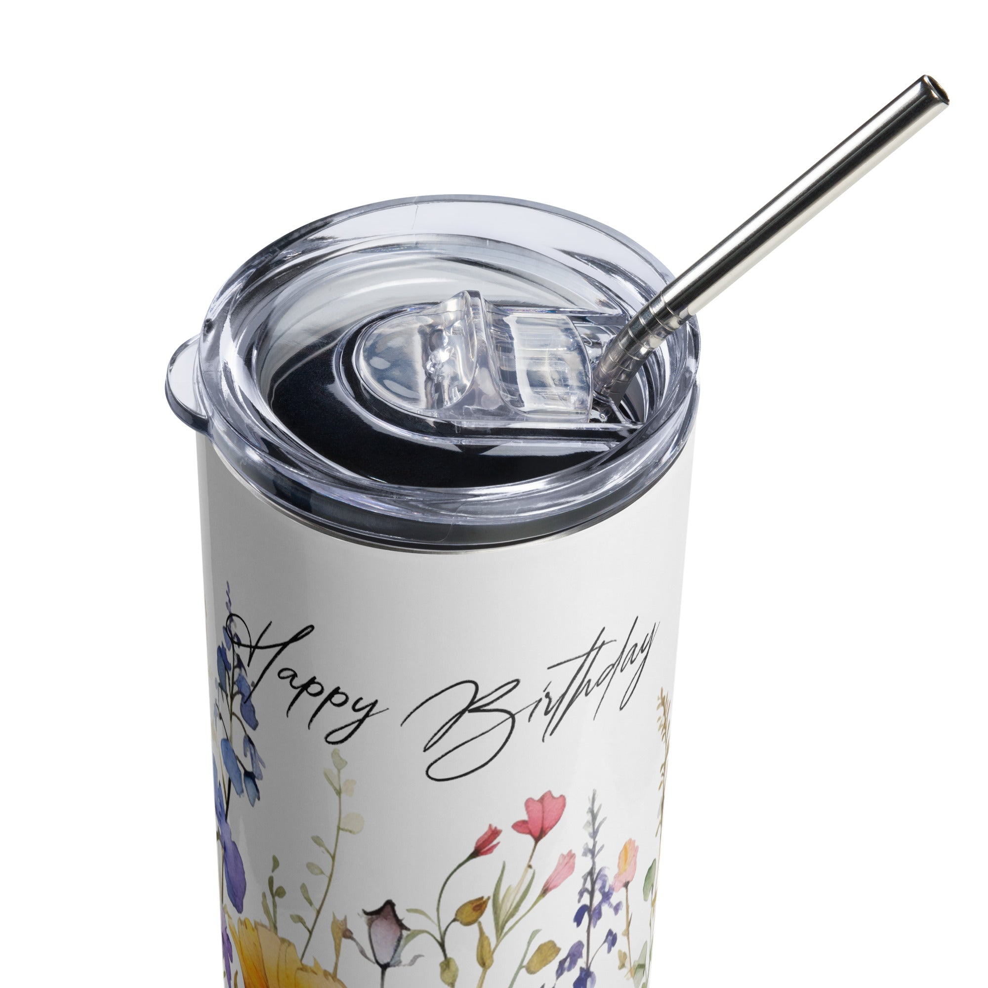 Wild Flower Birthday Tumbler