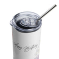 Load image into Gallery viewer, Wild Flower Birthday Tumbler
