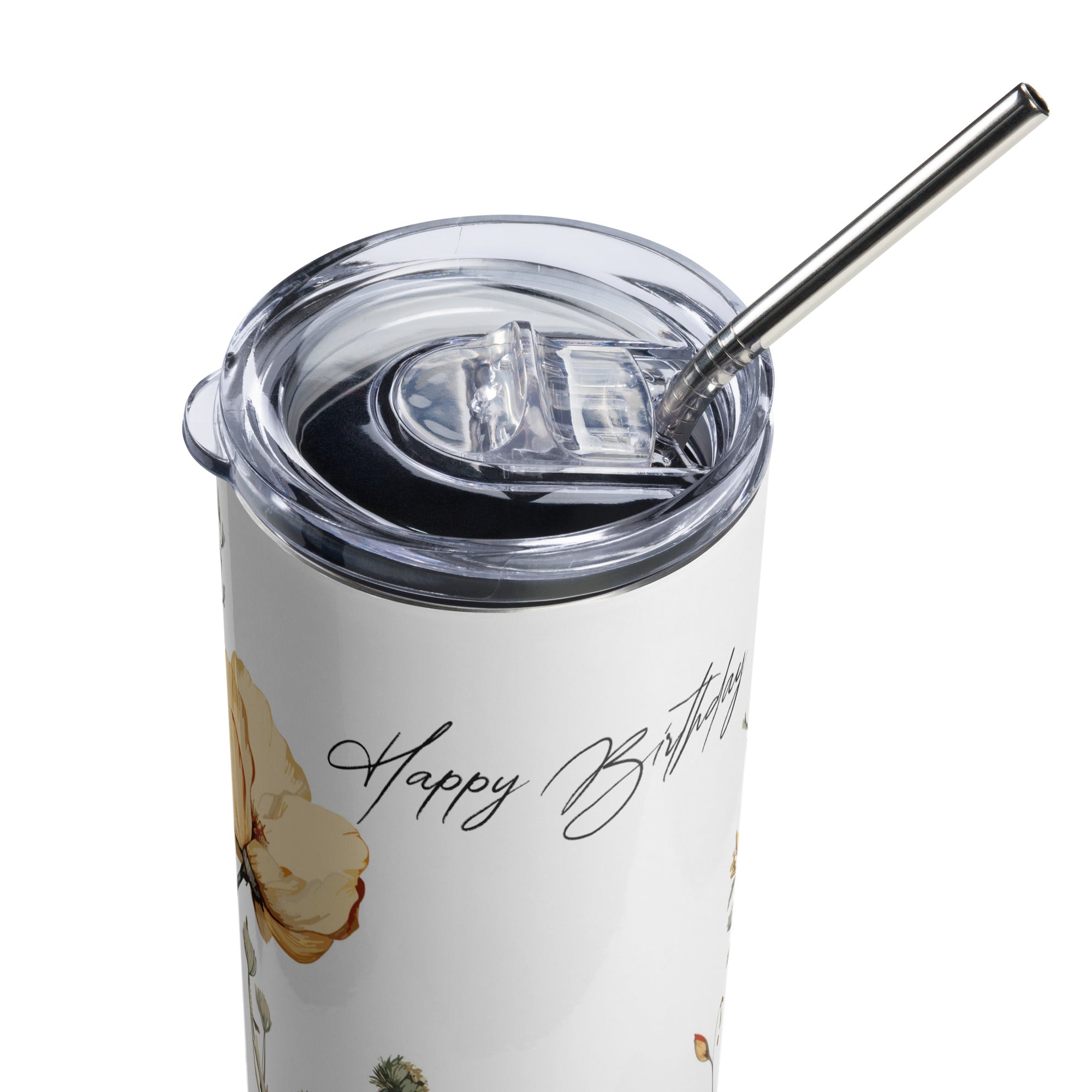 Wild Flower Birthday Tumbler