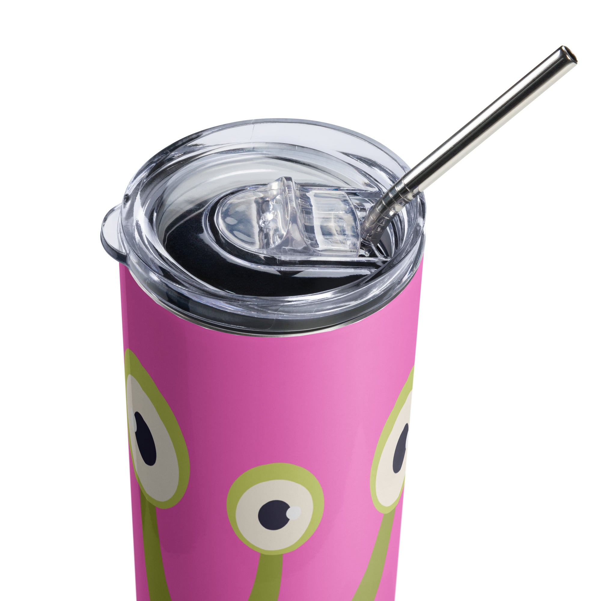 Kids Birthday Tumbler - Pink Monster