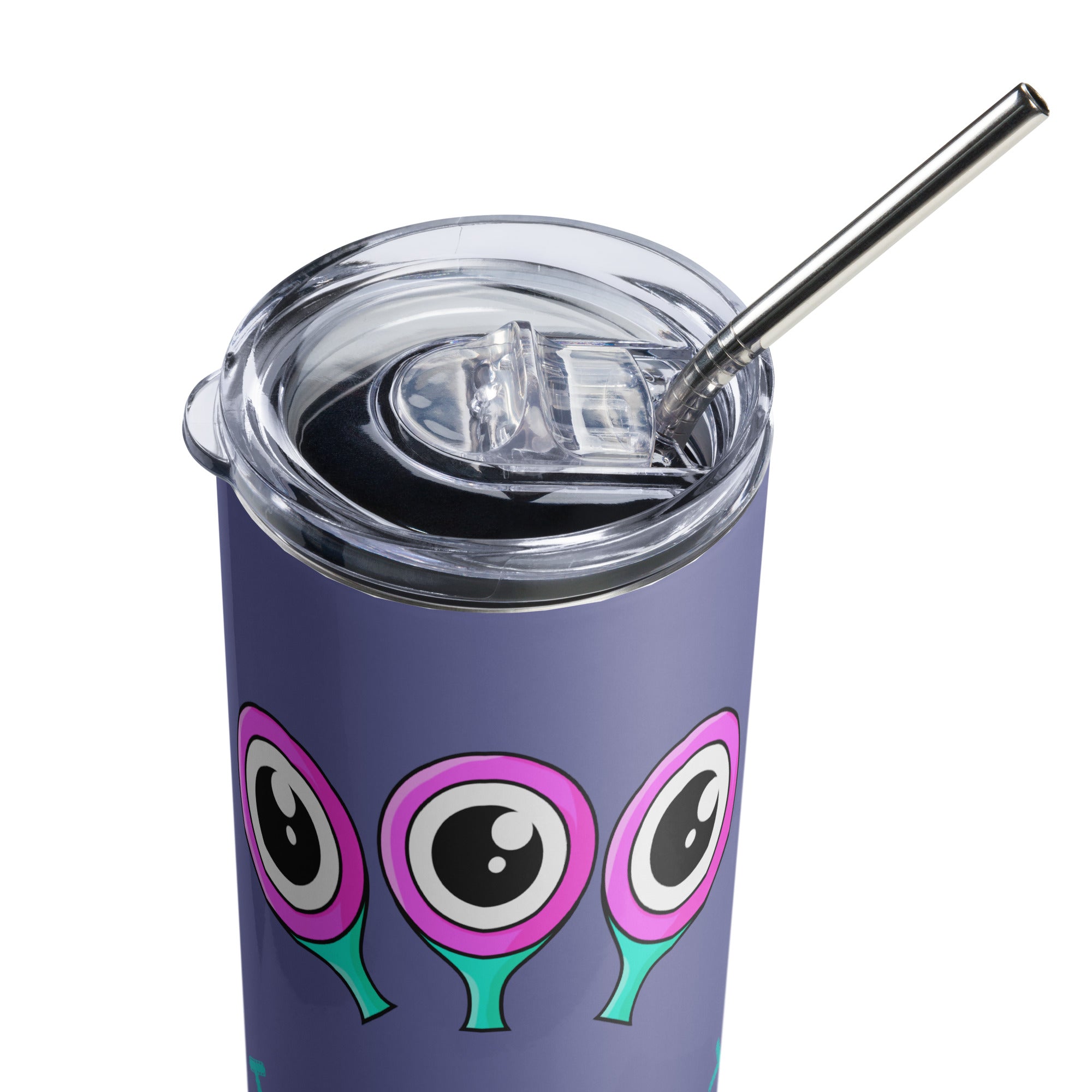 Kids Birthday Tumbler - Purple Monster