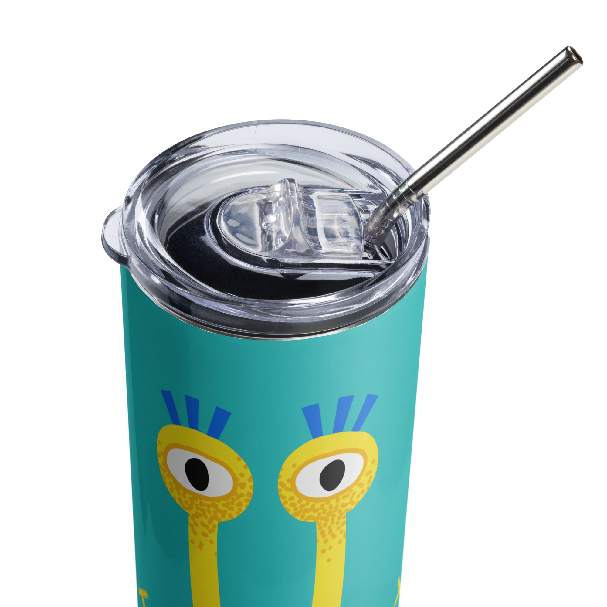 Kids Birthday Tumbler - Blue Monster