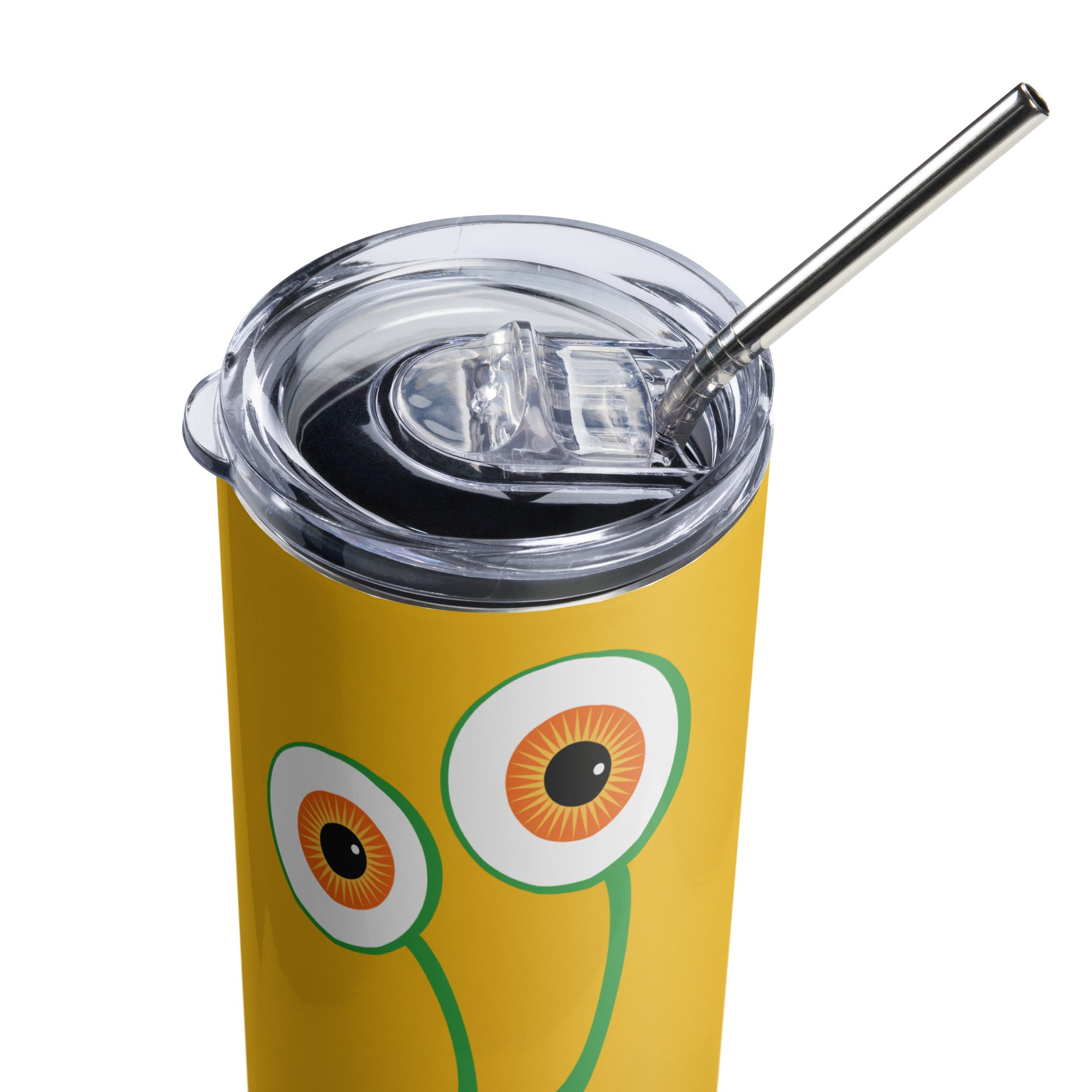 Kids Birthday Tumbler - Yellow Monster