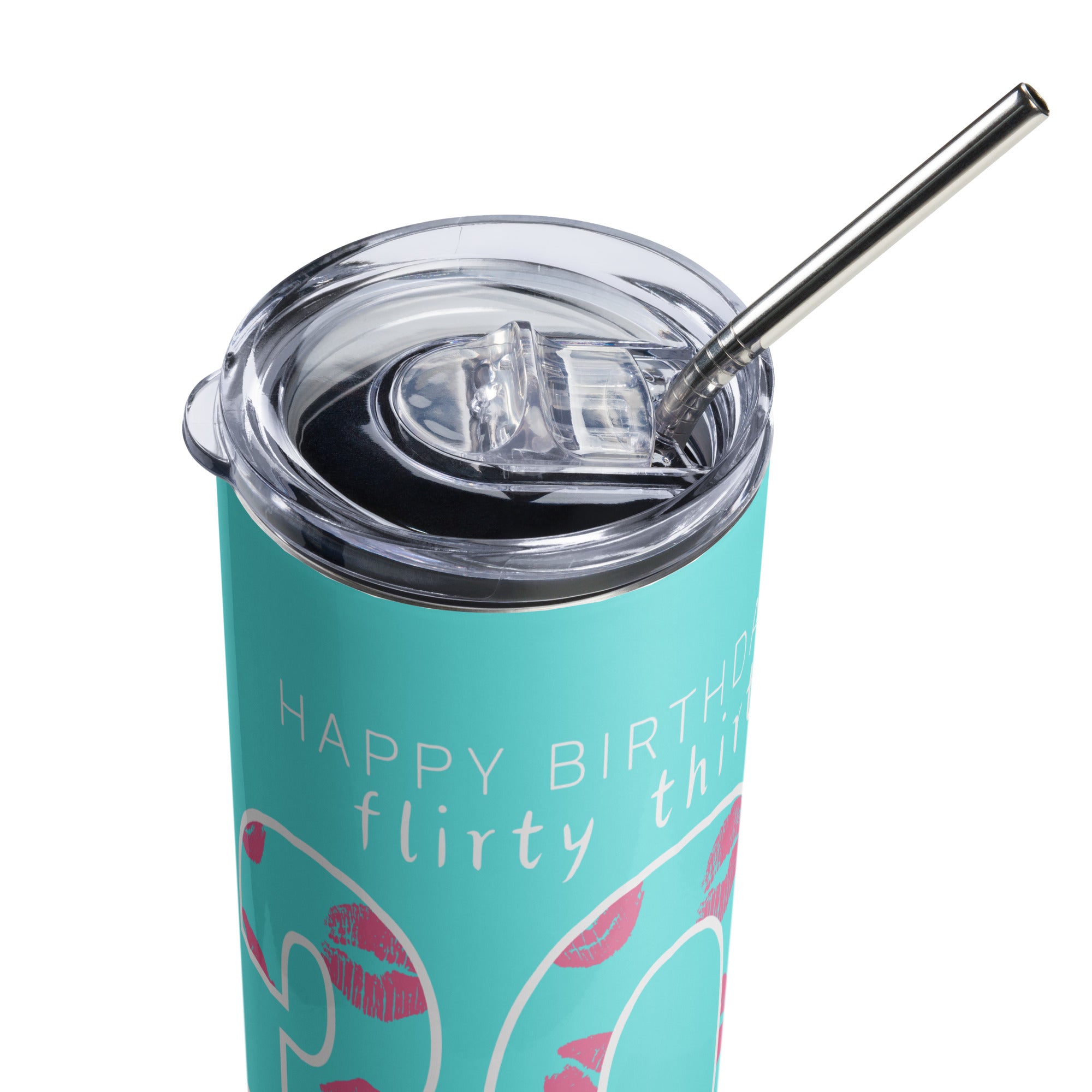 Funny Birthday Tumbler - Flirty Thirty