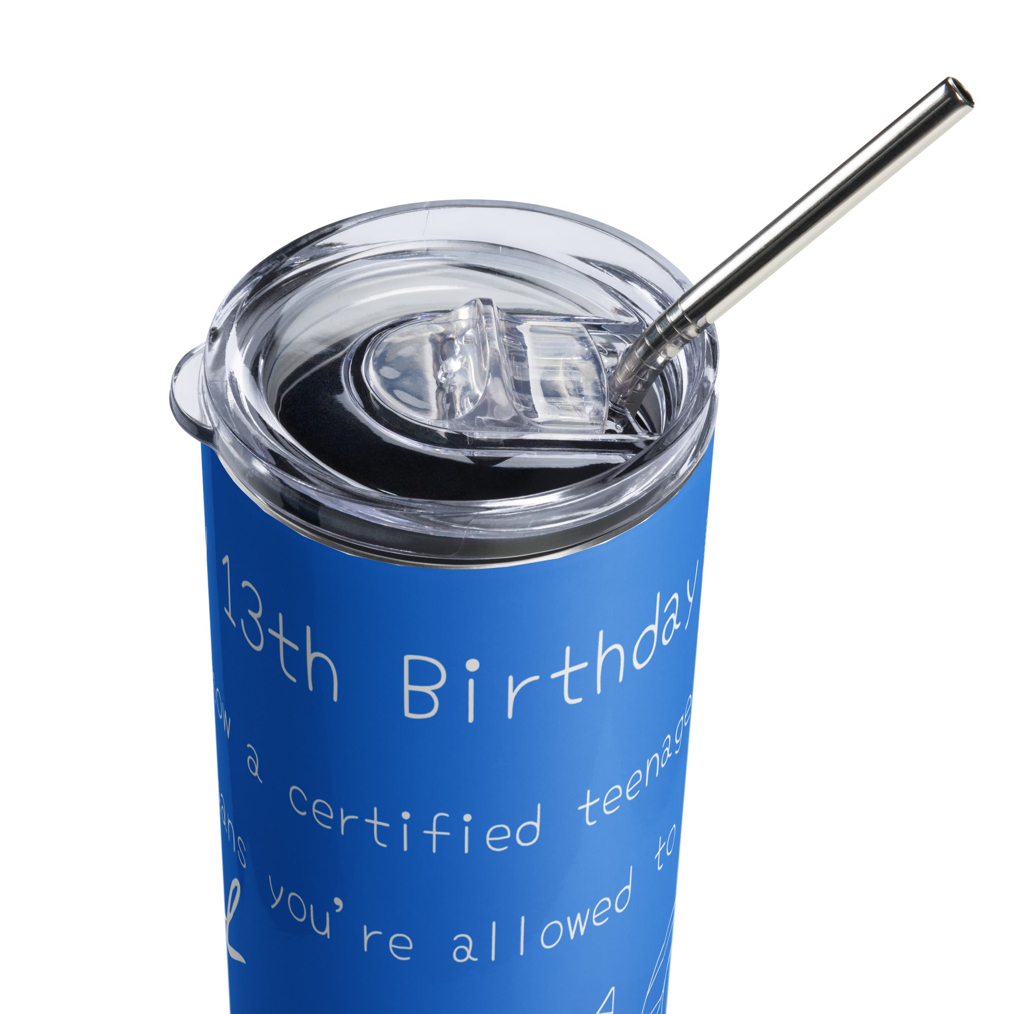 Boy 13th Birthday Tumbler - Cool & Awkward