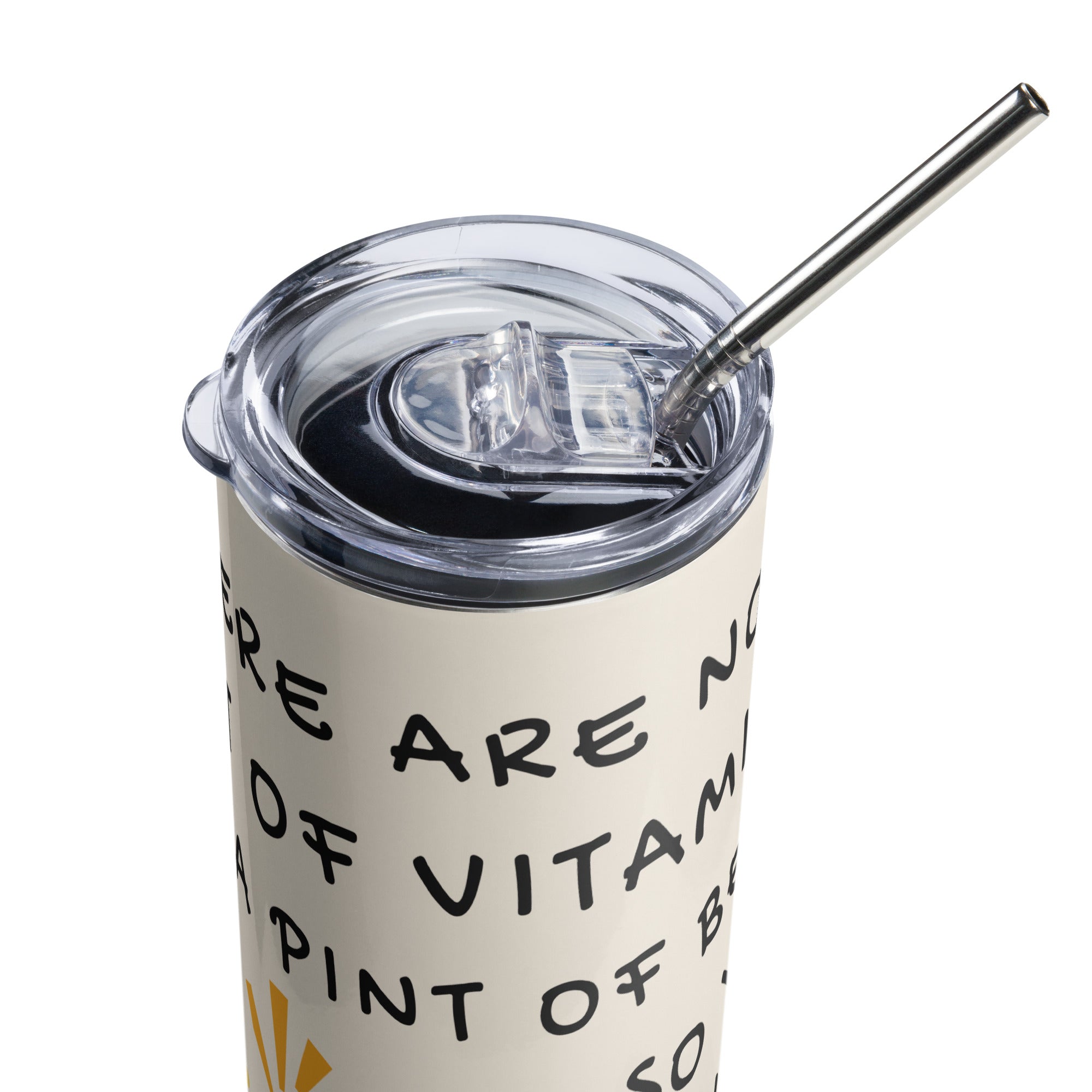 Funny Birthday Tumbler - Beer Vitamin