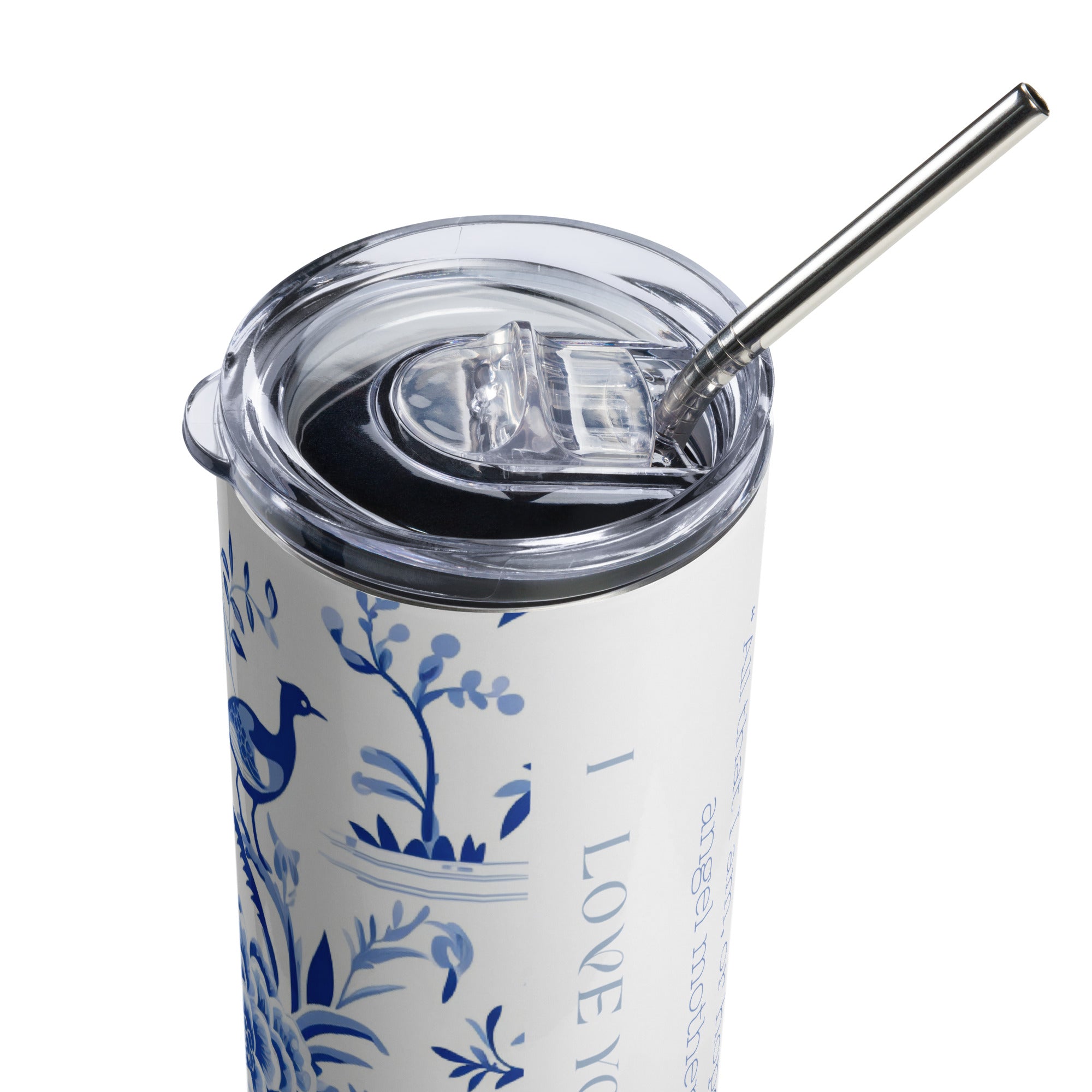 Tumbler for Mom - Blue Chinoiserie