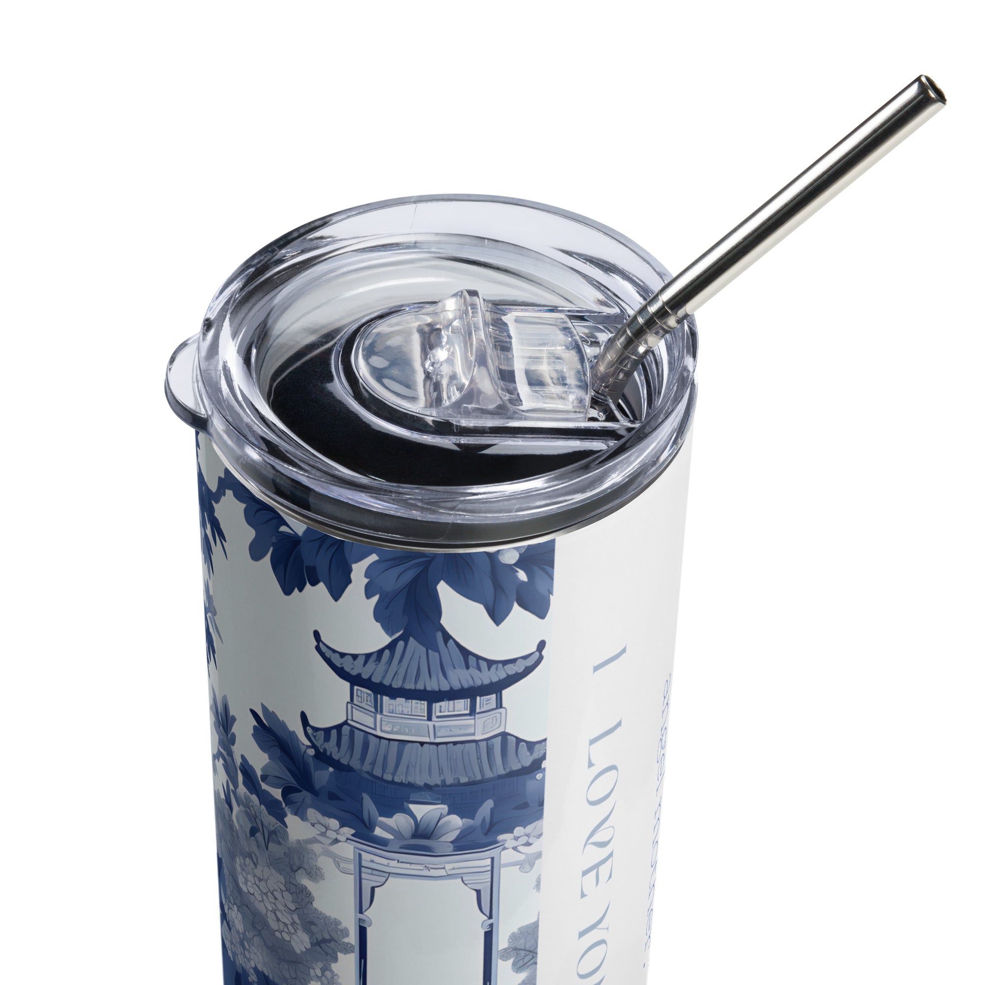 Tumbler for Mom - Blue Chinoiserie