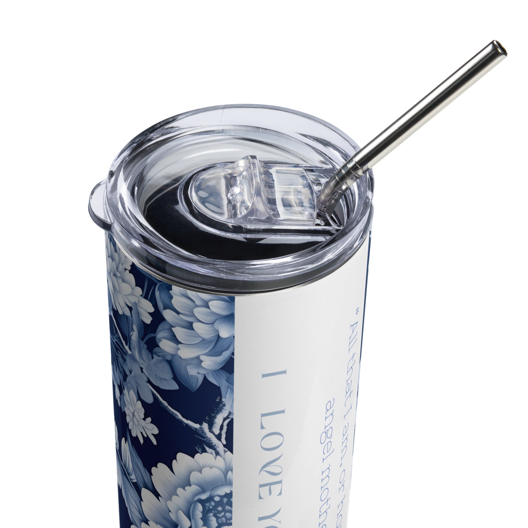 Tumbler for Mom - Blue Chinoiserie