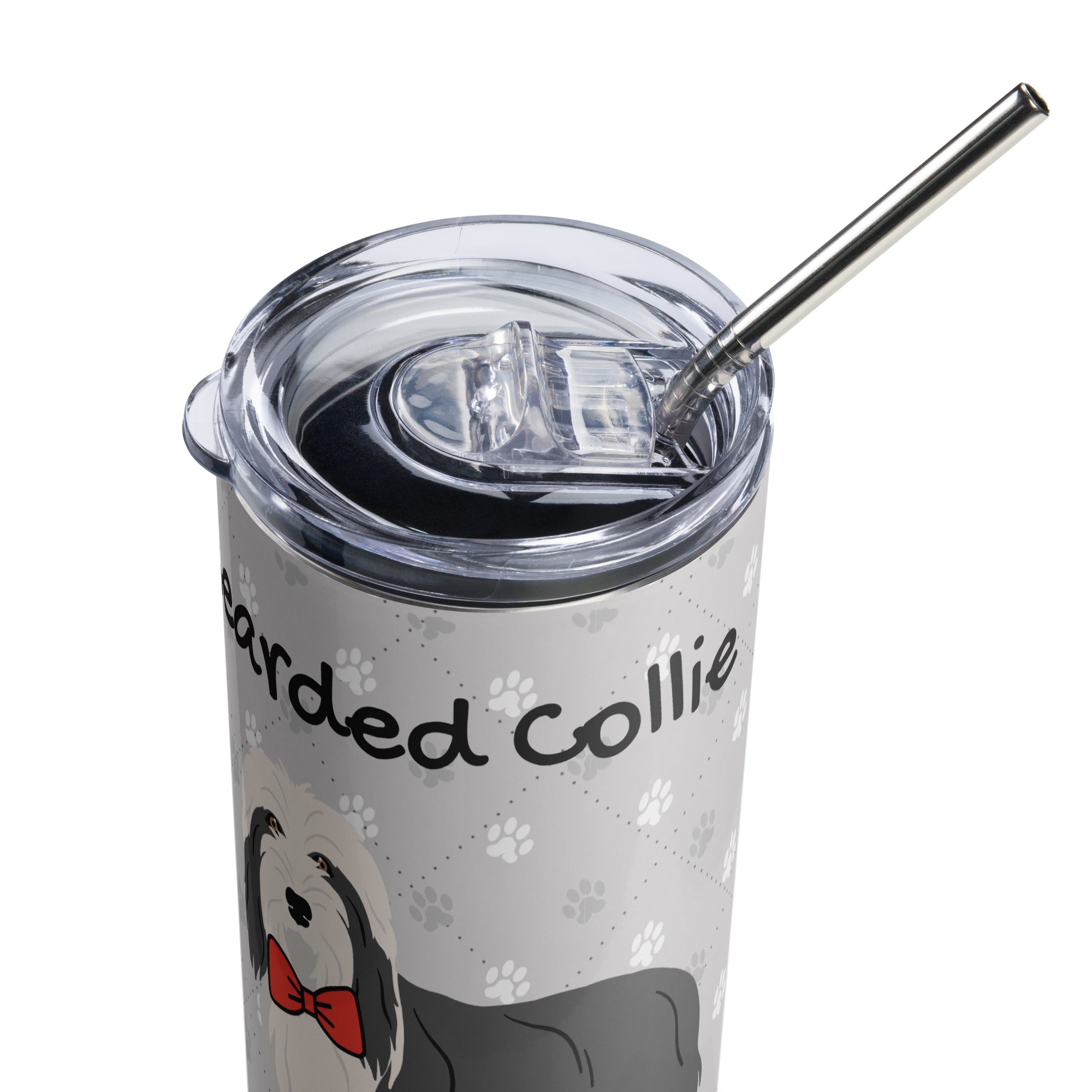 Pet Lover Tumbler - Bearded Collie