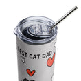 Load image into Gallery viewer, Pet Lover Tumbler - Best Cat Dad
